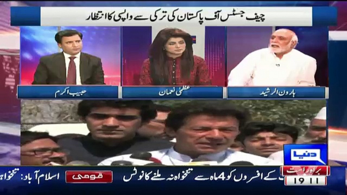 Haroon Rasheed Response What Chief Justics Response Over Panama Leaks Commission