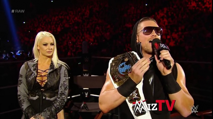 Miz TV  with special guest Cesaro  Raw, April 18, 2016