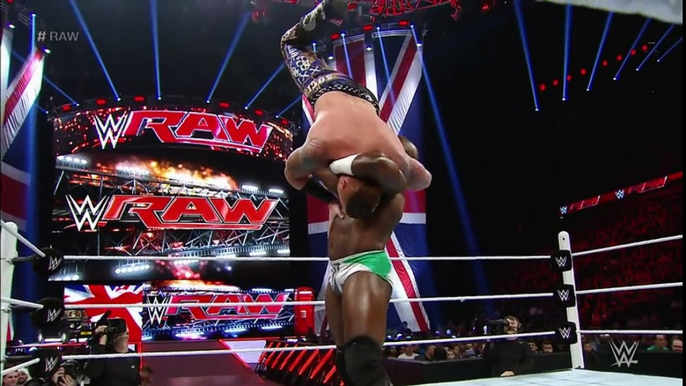 Apollo Crews vs. Heath Slater  Raw, April 18, 2016