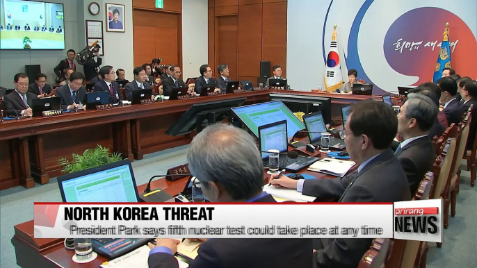 'No future for North Korea with another nuke test': Pres. Park