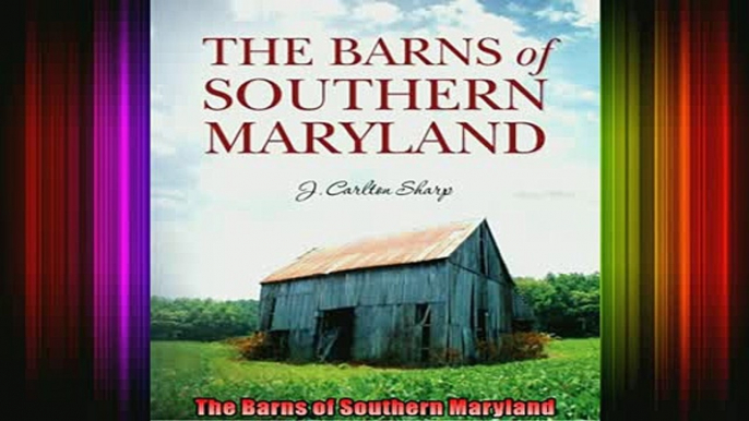 READ book  The Barns of Southern Maryland Full Free