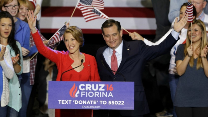 Ted Cruz's endless introduction of Carly Fiorina had people asking, 'Where's Carly?'