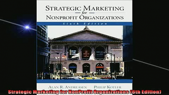 READ book  Strategic Marketing for NonProfit Organizations 6th Edition  FREE BOOOK ONLINE