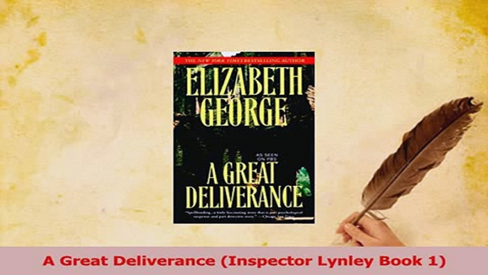 Read  A Great Deliverance Inspector Lynley Book 1 Ebook Free