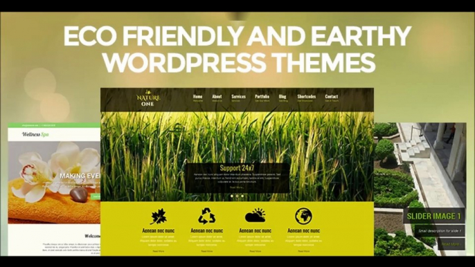 Eco Friendly and Earthy WordPress Themes