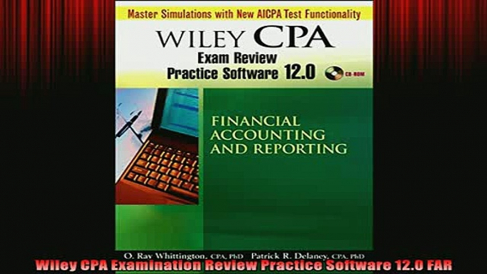 READ book  Wiley CPA Examination Review Practice Software 120 FAR  FREE BOOOK ONLINE