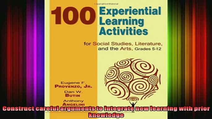 READ book  100 Experiential Learning Activities for Social Studies Literature and the Arts Grades Full EBook