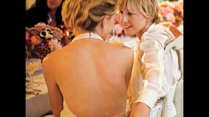 Ellen DeGeneres & Portia de Rossi Kissing Compilation