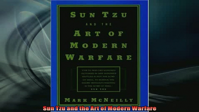 FREE DOWNLOAD  Sun Tzu and the Art of Modern Warfare  BOOK ONLINE