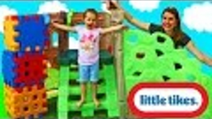 Disney | Giant Surprise Toys Little Tikes Rock Climber And Slide Playset Giant Waffle Blocks DisneyCarToys