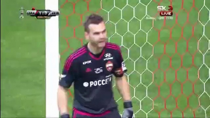 Artur GOAL (1:4) CSKA Moscow vs FK Zenit St. Petersburg (2016.05.02)