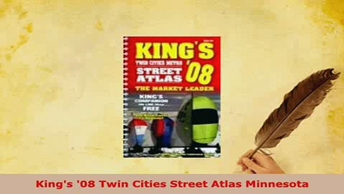 PDF  Kings 08 Twin Cities Street Atlas Minnesota Download Full Ebook