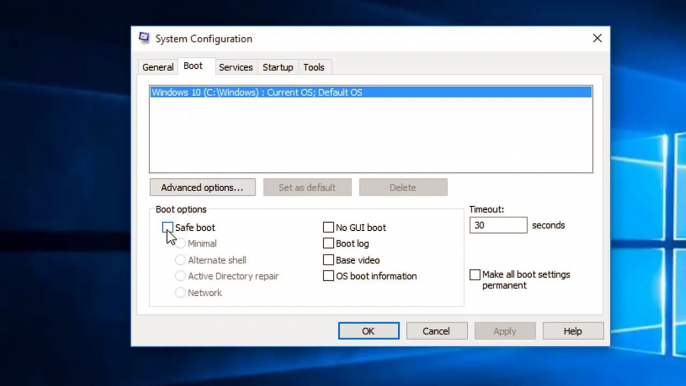 Enable F8 Boot Menu in Windows 10 / Windows 8.1 / 8