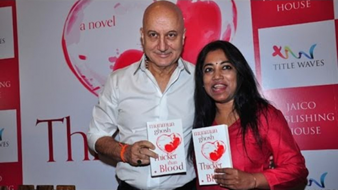 Anupam Kher At Munmun Kher's 'Thicker Than Blood' Book Launch