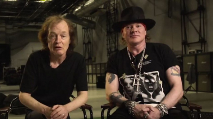 AC DC : Angus Young & AXL Rose First Official Video