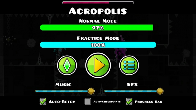 Geometry Dash (Very Hard Demon) Acropolis By Zobros