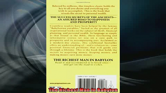 READ FREE Ebooks  The Richest Man in Babylon Online Free