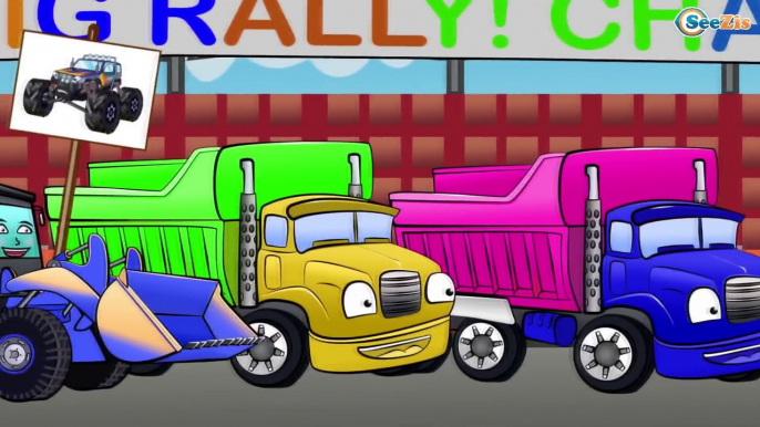 ✔ Monster Truck helps Tractor and Truck / Big Rally Championship / Cars Cartoons Compilation ✔