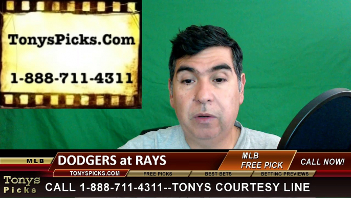 LA Dodgers vs. Tampa Bay Rays Pick Prediction MLB Baseball Odds Preview 5-4-2016