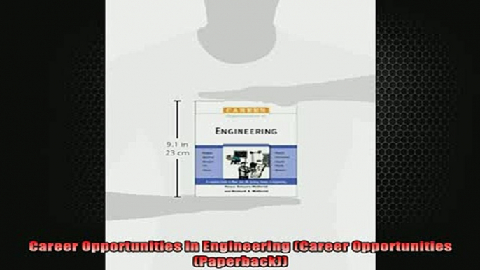 READ book  Career Opportunities in Engineering Career Opportunities Paperback Full Free