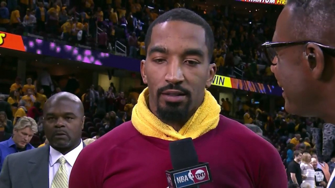 J.R. Smith Postgame Interview - Hawks vs Cavaliers G2 - May 4, 2016 - 2016 NBA Playoffs