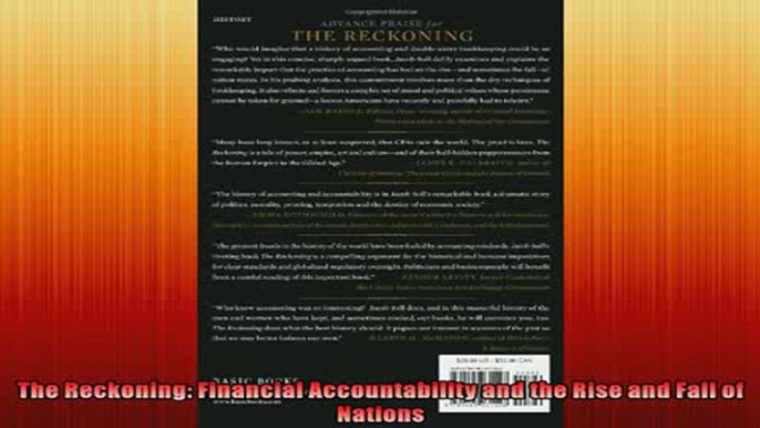 READ THE NEW BOOK   The Reckoning Financial Accountability and the Rise and Fall of Nations  BOOK ONLINE