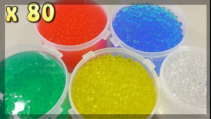 Orbeez rana real de la capa de color de crear un alimento para mascotas juguetes en miniatura acción destruye el líquido monstruo de barro слизь игрушка Magia Creciente de Agua de la Bola de Juguetes | HD