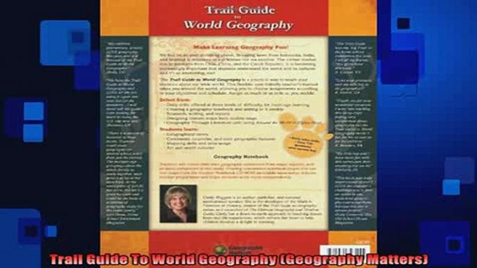 READ book  Trail Guide To World Geography Geography Matters Full EBook