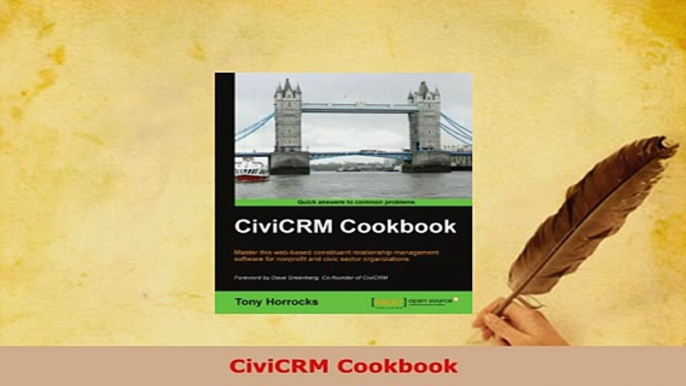 Download  CiviCRM Cookbook  Read Online