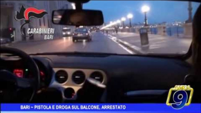 Bari | Droga e pistola sul balcone, arrestato