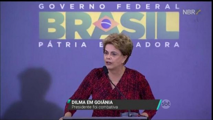 Dilma Rousseff volta a dizer que o impeachment é golpe