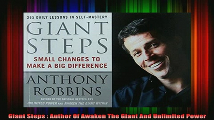 READ book  Giant Steps  Author Of Awaken The Giant And Unlimited Power Full Free