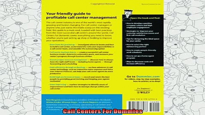 read here  Call Centers For Dummies