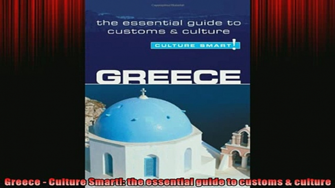 FAVORIT BOOK   Greece  Culture Smart the essential guide to customs  culture  DOWNLOAD ONLINE