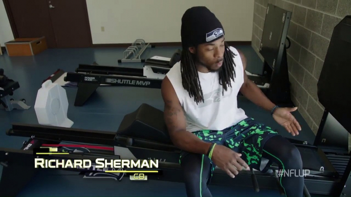 Richard Sherman Explosive Fitness Drill #WorkoutWednesday NFL UP!