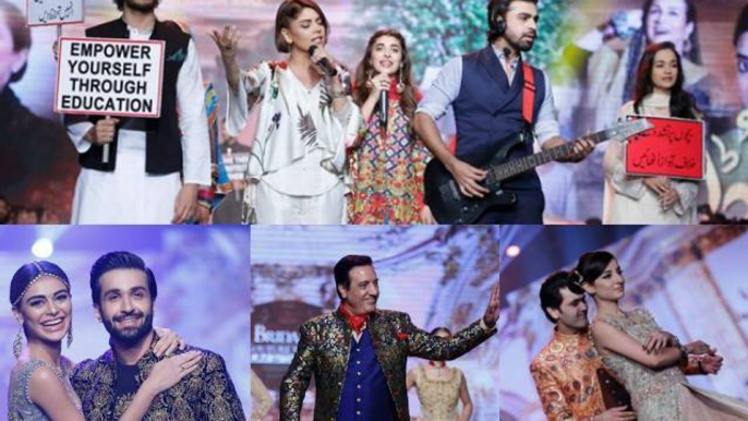 A great Perfomance By Hadika kiani, Farhan Saeed Urwana Hocane & ManyMore In Bridal Couture Week 2016