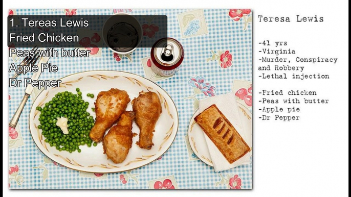 12 Creepy Images of The Last Meals Eaten By Death Row