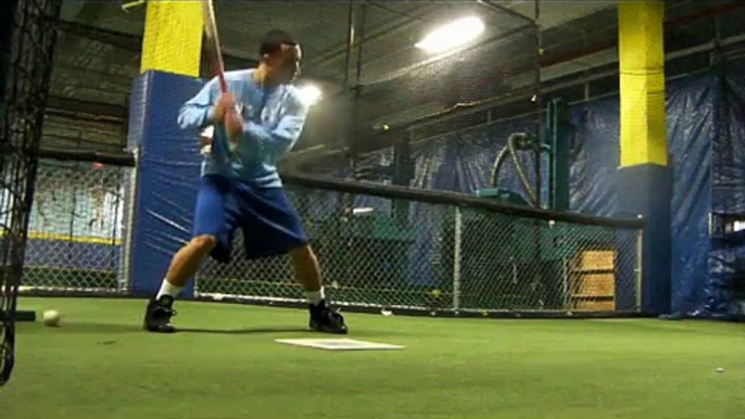 long winter 2011 hitting session @Harlem Baseball Hitting Academy