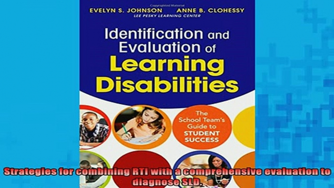 READ book  Identification and Evaluation of Learning Disabilities The School Teams Guide to Student Full Ebook Online Free