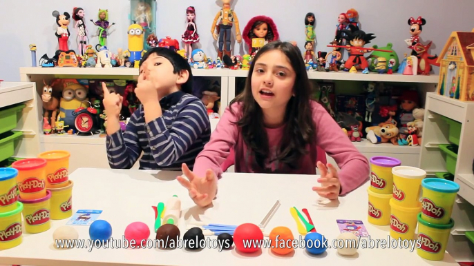 Play Doh Challenge 7 El concurso de Plastilina | jugando con la Plastilina Play Doh