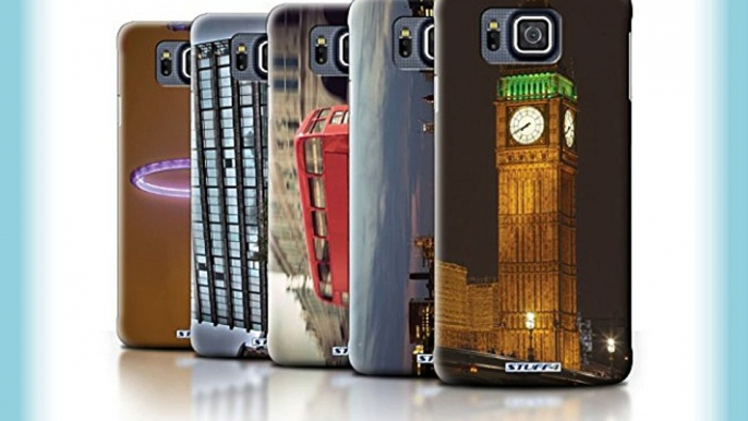 Coque de Stuff4 / Coque pour Samsung Galaxy Alpha / Pack (9 Articles) / Londres Angleterre