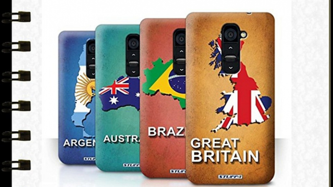 Coque de Stuff4 / Coque pour LG G2 / Pack 28pcs / Drapeau Pays Collection