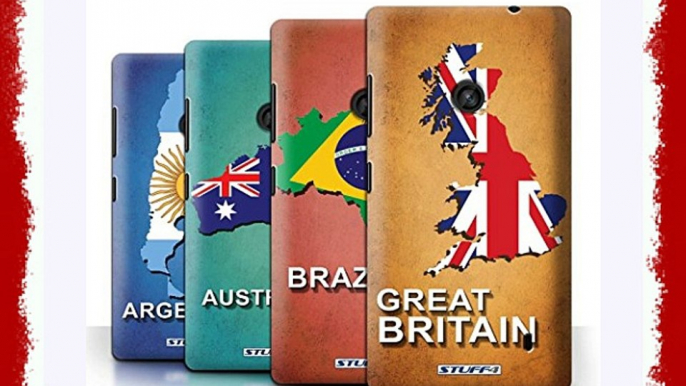 Coque de Stuff4 / Coque pour Nokia Lumia 520 / Pack 28pcs / Drapeau Pays Collection