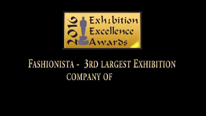 Exhibition Excellence Award 2016 for FASHIONISTA EXHIBITIONS
