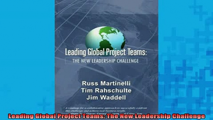 READ book  Leading Global Project Teams The New Leadership Challenge Free Online