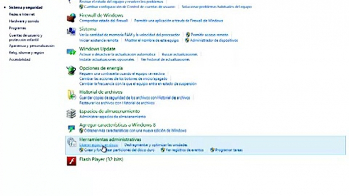 10  Windows 8: Panel de Control   Herramientas Administrativas