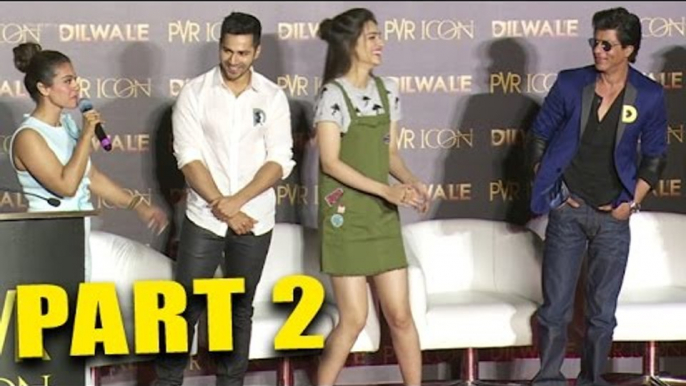 UNCUT: Manma Emotion Jaage Song Launch | Dilwale | Shahrukh Khan,Kajol,Varun Dhawan,Kriti Sanon