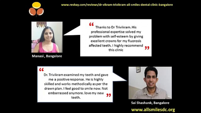 Dentist Testimonials in Bangalore - Best Dentist Reviews India