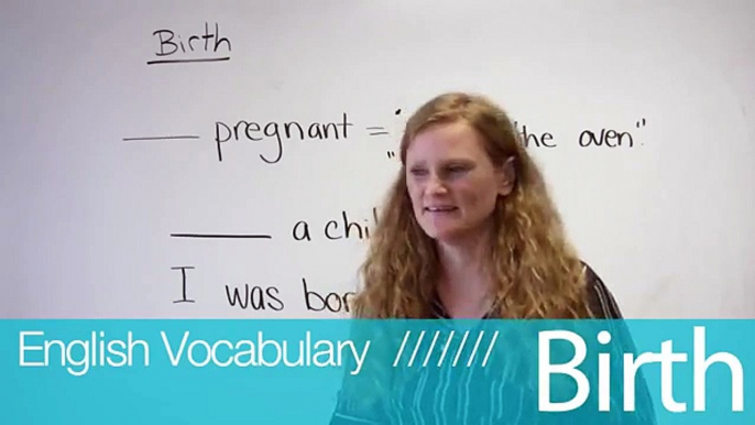 English Vocabulary "birth and growing up" by Ronnei