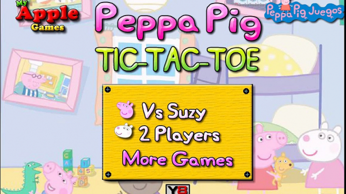 Peppa Pig Games Tic-Tak-Toe - Game for Kids in English